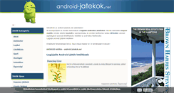 Desktop Screenshot of android-jatekok.net