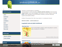 Tablet Screenshot of android-jatekok.net